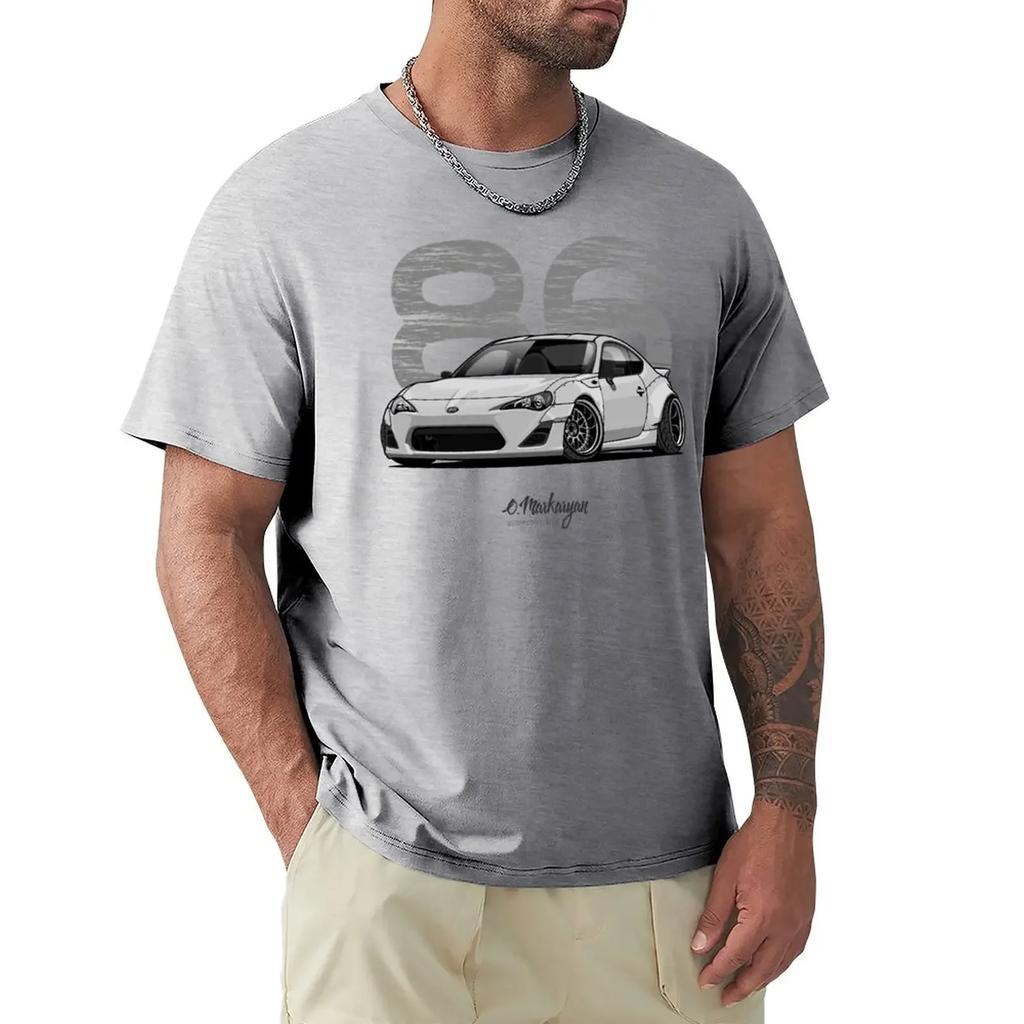 Gt86 (Whitegrey) Tshirt Boys Animal Print Short Sleeve Tee Shirts Graphic Tee T Shirts Unisex