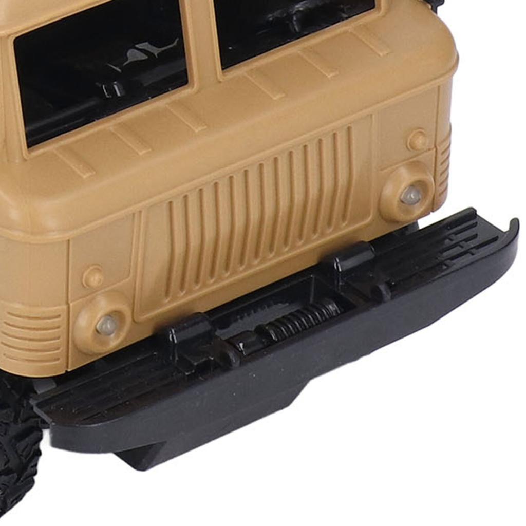 RC Military Truck 4 Channel Detachable Tent Remote Control Vehicle Military Truck with Light for Over 6 Years Old Kids