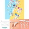 Plastic S Hooks For Home Organization With Double Hooks Load Capacity For Diy Closet Storage