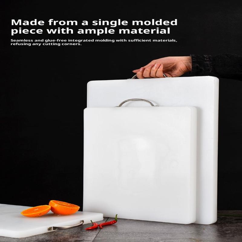 Těžká Silná Krájecí Deska PE 2CM Silná Plastová Krájecí Deska Protiskluzová Kuchyňská Podložka na Krájení