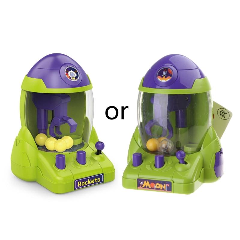 

New Doll Machine Kids Eggs Twisting Play Game Mini Claws Catcher Toy Machines Children Interactive Birthday Gifts 1 зелёный