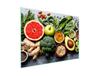 Glass Protective Plate for the Stove 70x52 Vegetables