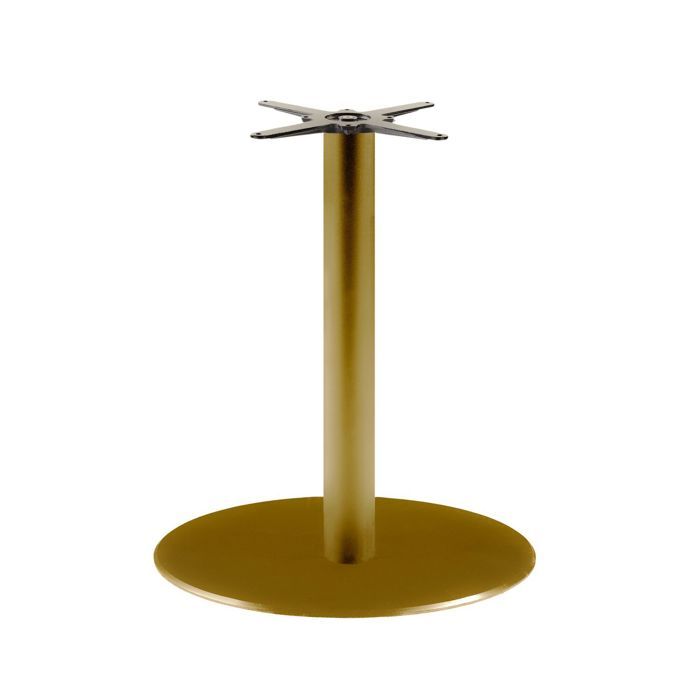 Piétement modèle Rome doré métal XL pour tables jusqu'à Ø 130 cm