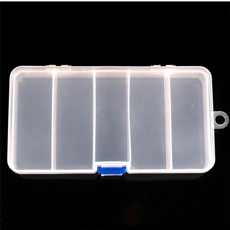 Plastic 5/10/15/24 Compartments Fishing Lure Bait Hook Tackle Storage Box Case Container