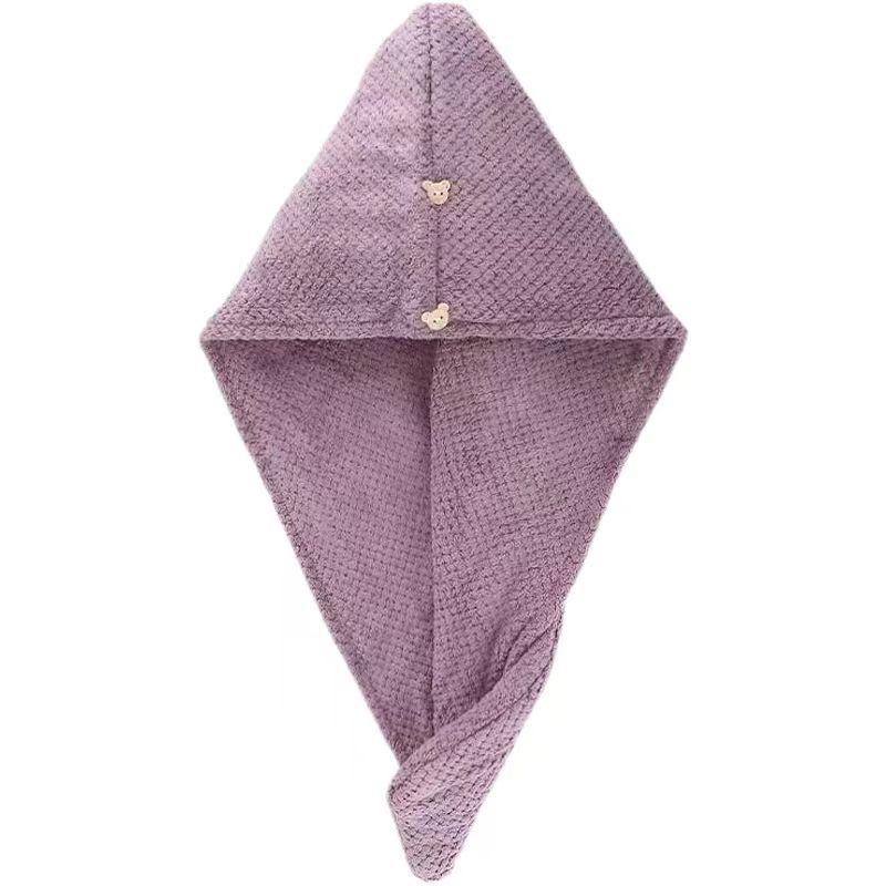 Damska Gruba Chłonna Czapka do Suszenia Włosów na Jesień/Zimę do Kąpieli i Prysznica