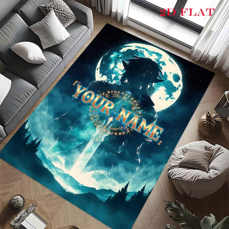 Custom Fantasy Games Carpet Rug for Living Room Bedroom Home Sofa Decoration,Kids play Nonslip Floor Mat