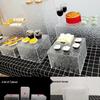 Acrylic Ripple Dessert Display Stand for Weddings and Buffets