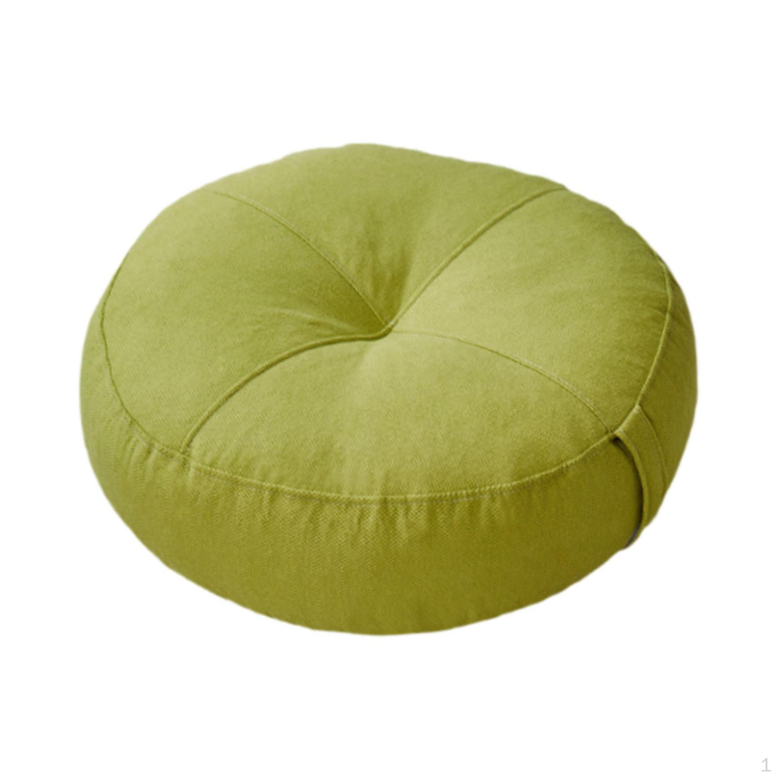 

Round Cushion, Decorative And Soft, Meditation Cushion for Home, Sofa, Chair, Bed, Car, Indoor, зелений