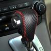 Kompatibel mit 07-26 Honda CRV/Civic Echtleder Schalthebelknaufabdeckung für Automatikgetriebe.