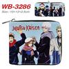 Jujutsu Kaisen Short Wallet Anime Cartoon Leather Bifold Card Holder Coin Purse for Students Men Women