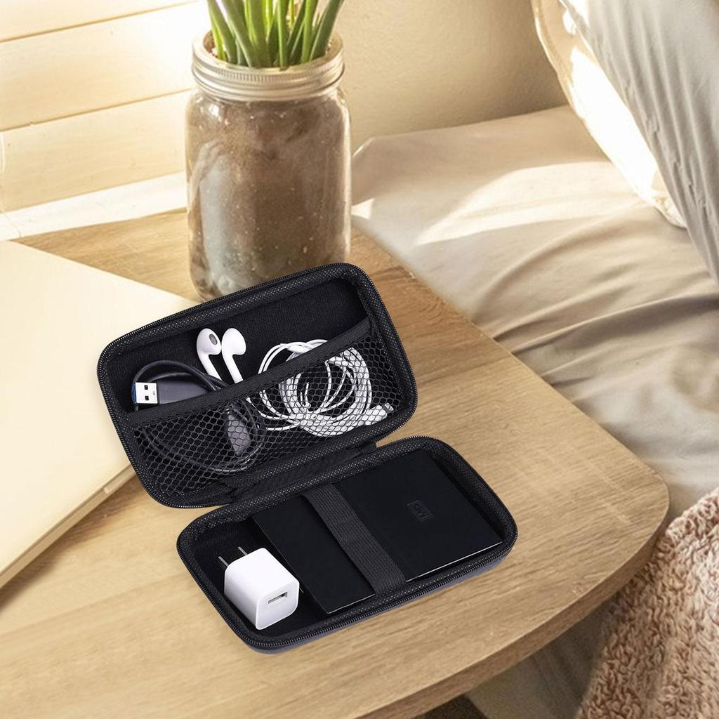 Hard EVA Electronics Organizer Bag Waterproof Carrying Pouch Travel Bag Cable Organizer Electronics Storage Bag Accessories