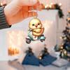 Cartoon Style Acrylic Car Hanging Ornament Versatile Backpack Accessory For Decor Home