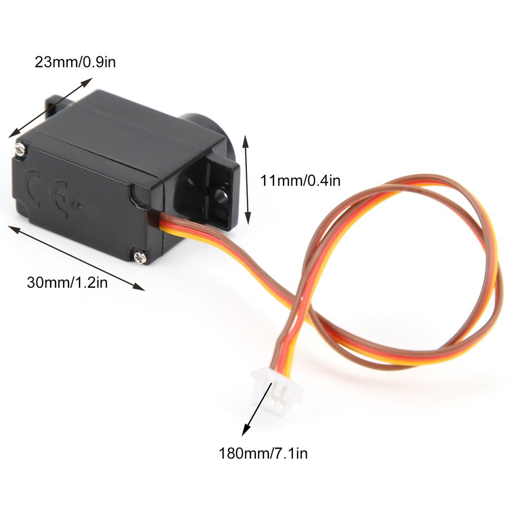 RC FixedWing Plane Servo with Servo Arm and Base RC Accessory for WLtoys XK X450