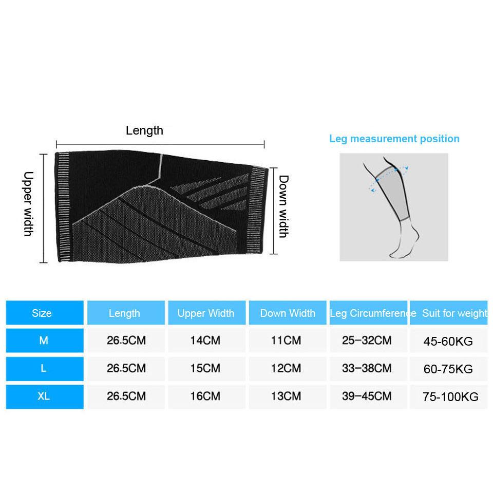 Durable And Safe Aolikes 1Pcs Compression Calf Sleeve Basketball Volleyball Support Calf Elastic Cycling Leg Warmers Football Sport Leg Sleeve