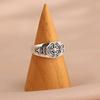Sea God Starry Cyberpunk Ring for Men and Women with Adjustable Opening, Personalized Retro Dominance Food Ring