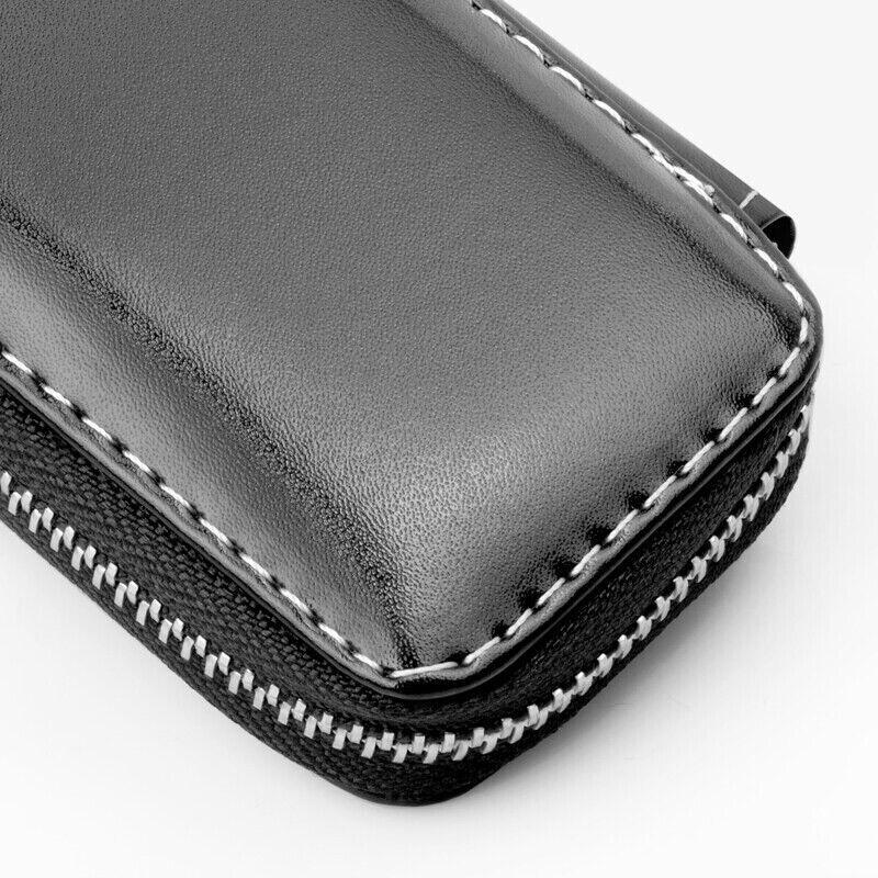 Real Leather Auto Key Case Bag Remote Key Fob Cover Car Accessories Unisex Genuine Leather Car Key