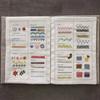 DIY Embroidery Reference Guide with Fabric Pages Stitch Book Starter Embroidery Threads Needles Scissors Set Embroidery
