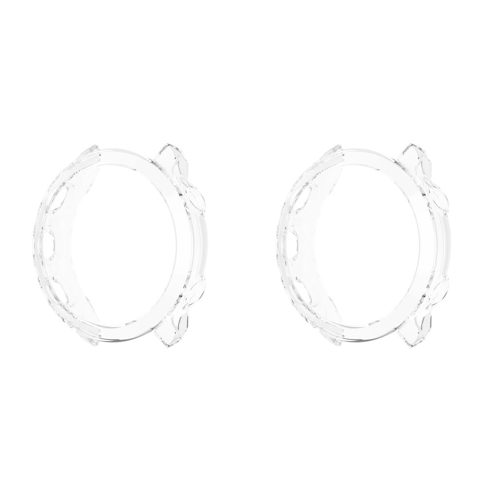 

#L Protectors Shell Case Frame for Forerunner 55/158 Smartwatch (White)