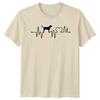 Dog Heartbeat TShirt Unisexs Dog Lover Gift For Her
