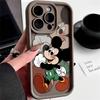 Ghost Mickey iPhone17Promax Mobile Phone Case Ladder Is Suitable for Apple 16promax All-inclusive Tianyan 15 Sets.