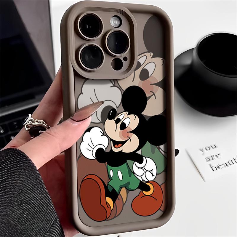 Ghost Mickey iPhone17Promax Mobile Phone Case Ladder Is Suitable for Apple 16promax All-inclusive Tianyan 15 Sets.