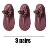 3 Pairs Women Winter Socks Warm Thicken Thermal Soft Solid Color Socks Wool Cashmere Snow Boots Velvet Lace Home Floor Sock
