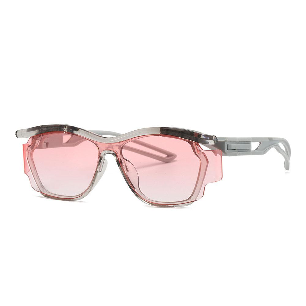 

Luxury Vintage Curved Lens Sunglasses Women For Men Sun Glasses Punk Brand Designer Outdoor Popular Shades Cycling Sport Goggle