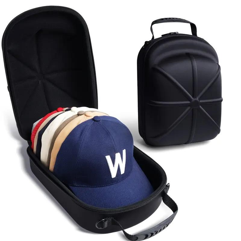 Baseball Hat Travel Bag Baseball Cap Travel Case Storage Carrier Box Display Bag Eva Baseball Cap Carrying Bag