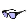 Cat'S Eye Retro Small Frame Sunglasses Street Niche Sunglasses Exaggerated Wear Plain Glasses