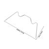 25Pcs Metal Holding Clips W Type Greenhouse Glass Fixing Clips for Stable Glazing Installation Greenhouse Fixing Tool
