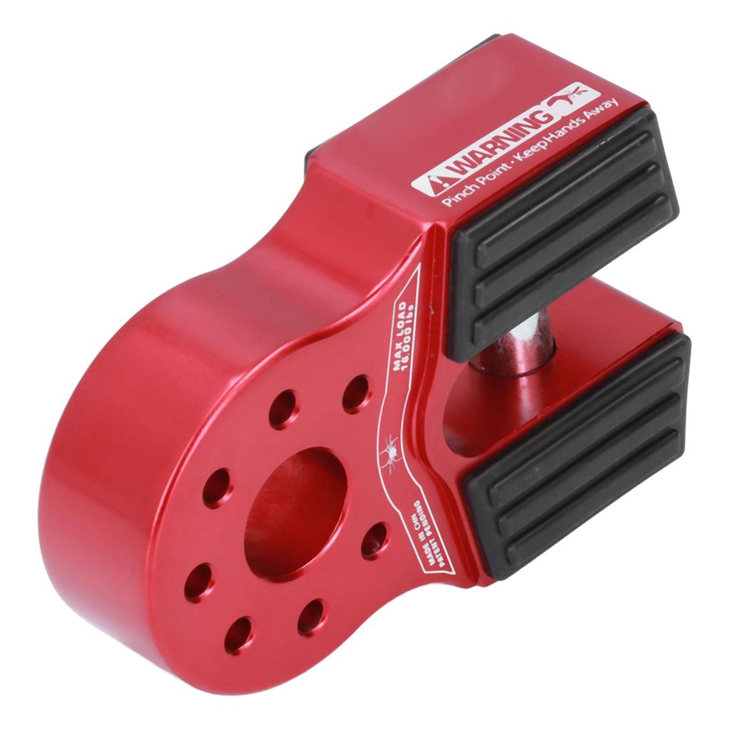 Plochý držák třmenu navijáku 16000 lb zatížení s gumovým bočním chráničem hliníková slitina univerzální pro UTV