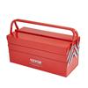 Tool Box 18-inch 3-Tier 5-Tray Folding Cantilever Toolbox with Handle