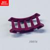 Non-Toxic 10Pcs Moc Bricks Fence Curved Railing 1 X 4 X 2 30055 15332 4 X 4 X 2 30056 Model Assembles Building Blocks Chilren'S Toys