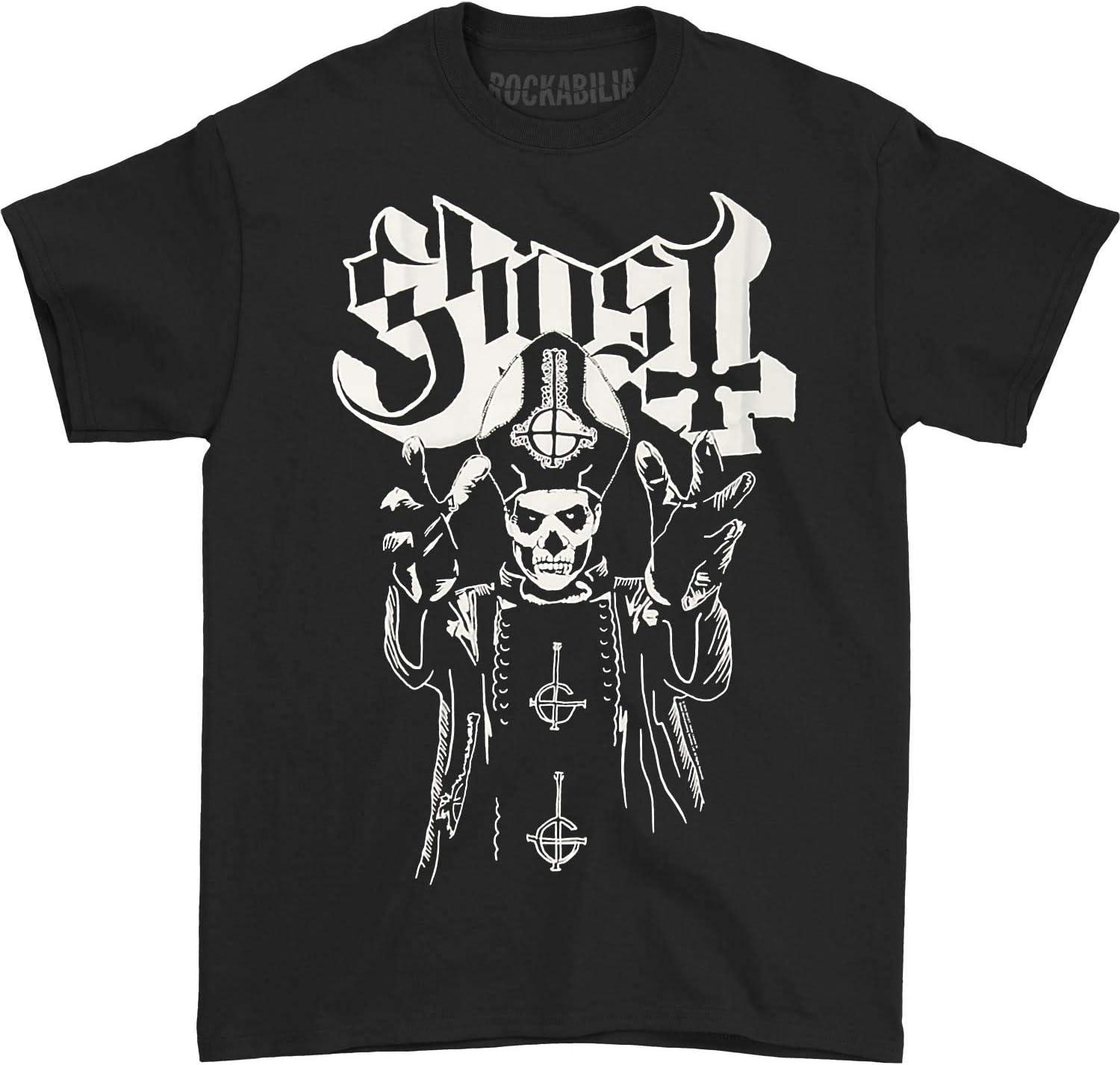 Мужская футболка Ghost Papa Wrath Черная XXXXXL чёрный