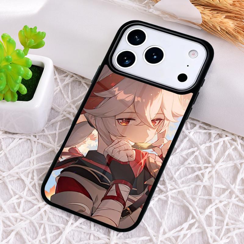Genshin Impact Kaedehara Kazuha soft Phone Case for iPhone 17 Air 16 15 11 12 14 13 Pro Max Shockproof Cover