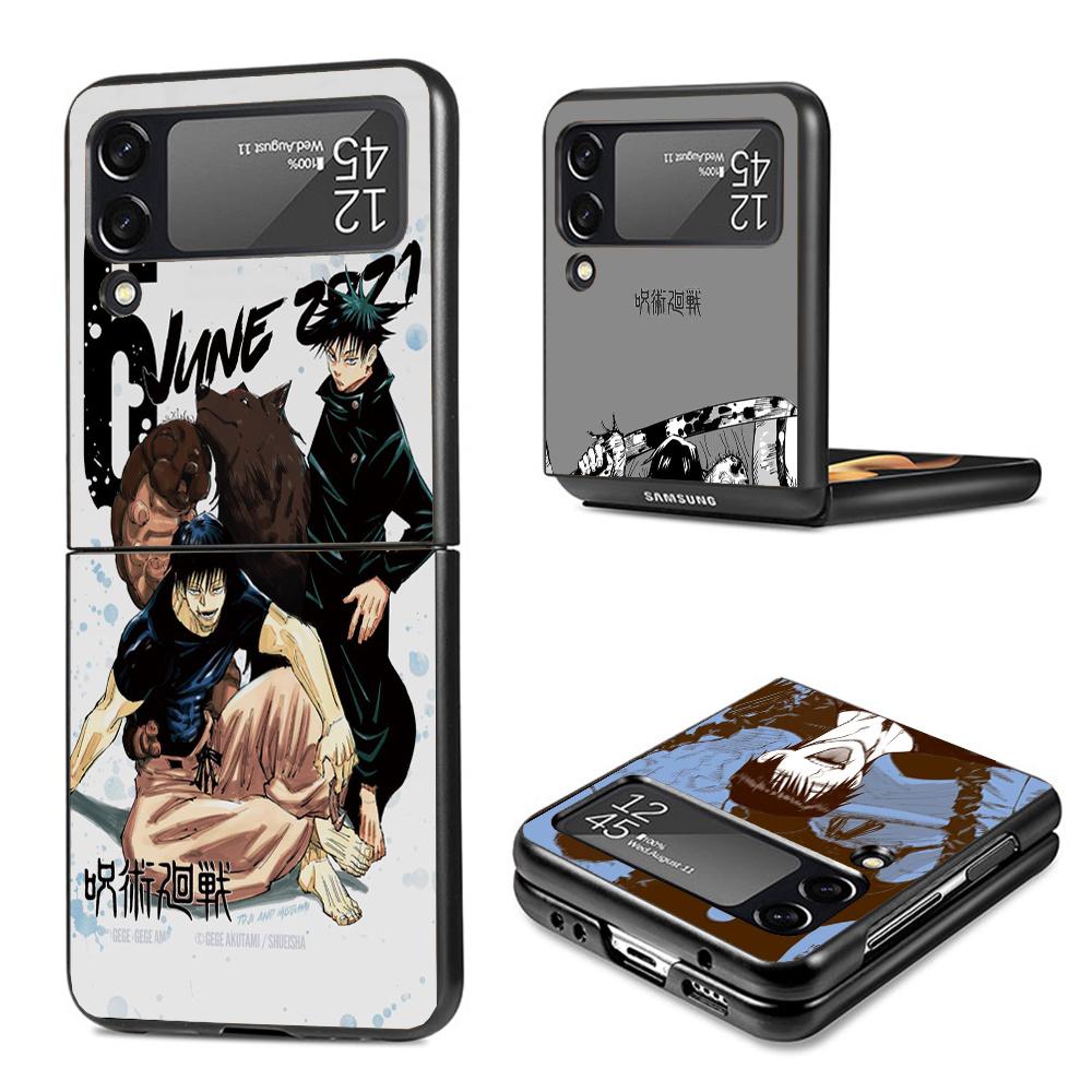 JusuKaisen Fushiguro Toji Phone Case For Samsung Galaxy Z Flip7 Flip6 5G Flip5 Flip4 Flip3 ZFlip 7 6 3 4 5 Shockproof Back Cover