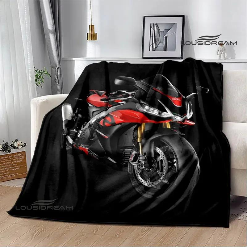 

Aprilia Motorcycle Logo Printed Blankets Fashion Warm Blanket Soft And Comfortable Blanket Home Travel Blankets Birthday Gift 180x230cm