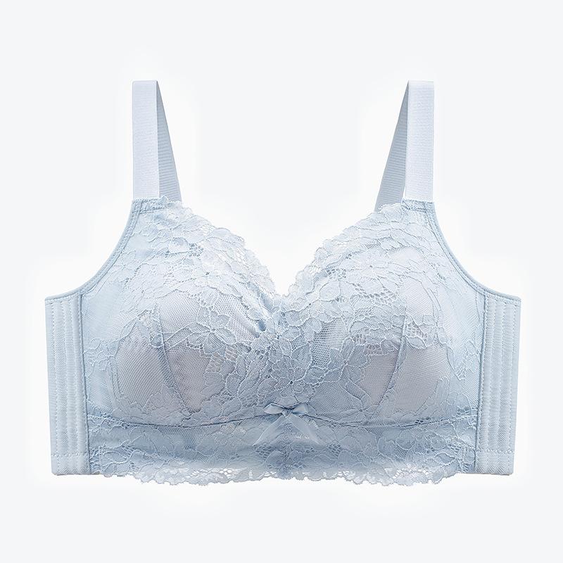 Large breasts show small, thin lace, light and breathable, and the secondary breasts are closed to prevent sagging and gathering. Adjustable bra cover