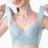 Reggiseno da Donna con Spalline Larghe in Pizzo Senza Cuciture Morbido Traspirante Stile Canotta Reggiseno Imbottito Push Up Reggiseni Elasticizzati Biancheria Intima da Donna