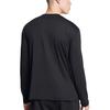 Under Armour Motion Comfortable Round Neck Pullover Sweat-Wicking Breathable Long Sleeve T-Shirt Men T-Shirts Black 1387390-001