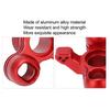 1 Pair Front Steering Knuckle Aluminum Alloy RC Car Upgrade Parts for KRATON 8S Outcast 8S 1/5 RC Car