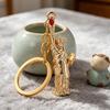 Yousheng Keychain Pendant Statue of Liberty Design Lightweight Zinc Alloy Keychain with Lobster Clasp New York Landmark