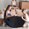 1pc Oxford Cloth Large Storage Bag with Reinforced Handles and Double Zipper,Portable 80*48*25cm Home Storage Bags