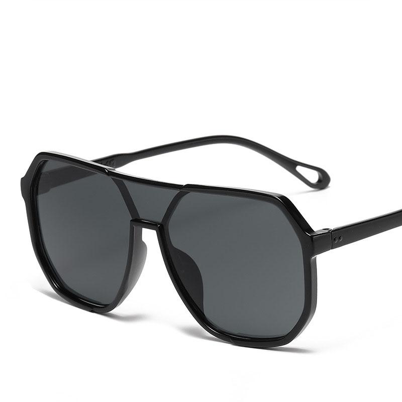 

Неполяризованные большие солнцезащитные очки для женщин и мужчин Новые уникальные цельные модные солнцезащитные очки Панк-очки Трендовые женские