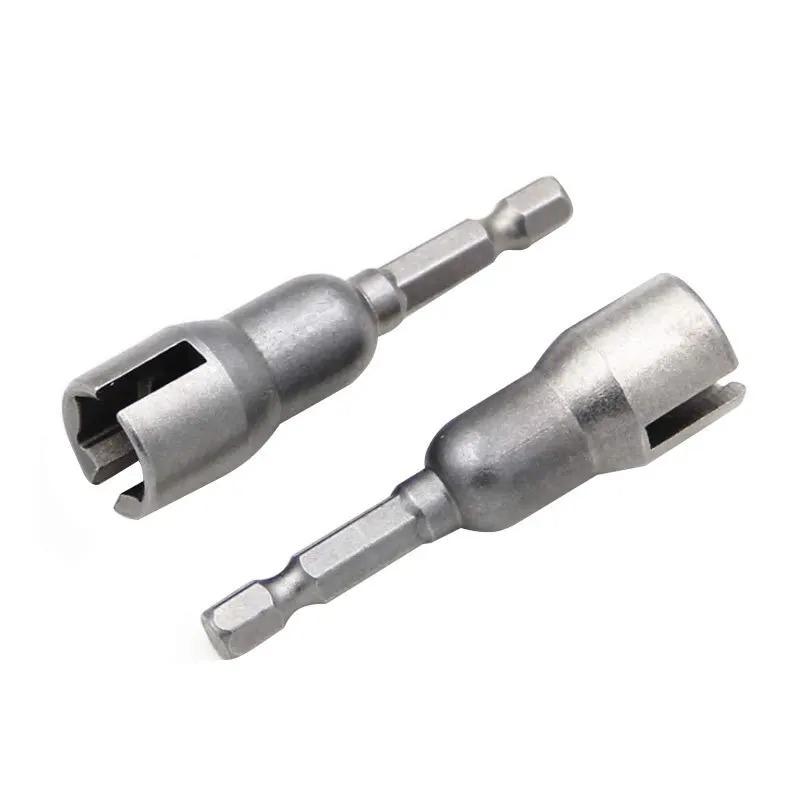 Natural Slotted Butterfly Hole Socket Wrench 65mm Hexagonal Handle Electric Screwdriver Wing Nut Socket Tool Tools Set