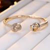 1Fashionable Women's Bracelet Exquisite Pcs Knot-shaped Open Design Inlaid with Sparkling Zirconia Date/Gift/Daily Commute