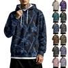 Men's Loose Fit Casual Printed Hoodie with Pocket and Drawstring