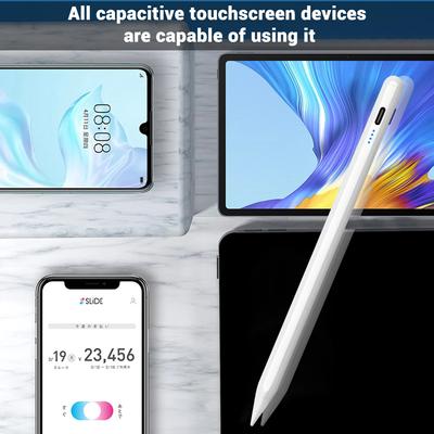 Universal-Stylus-Stift für Android/iOS/Windows, kapazitiver Touchscreen-Stift, wiederaufladbarer Tilt-Stylus-Stift für iPad, für Telefon, Tablet