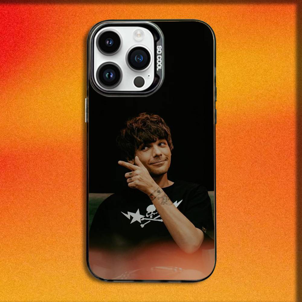 Singer L-Louis T-Tomlinson Phone Case For iPhone 16,15,14,13,12,11,Mini,Pro,E,MAX Black Candy Matte Shockproof Cover
