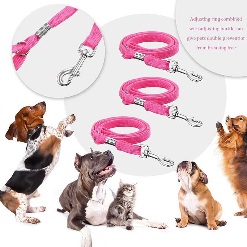 9 Pieces Pet Grooming Loops Nylon Restraint Noose Adjustable Fixed Dog Cat Safety Rope for Pet Grooming Table Bathtub